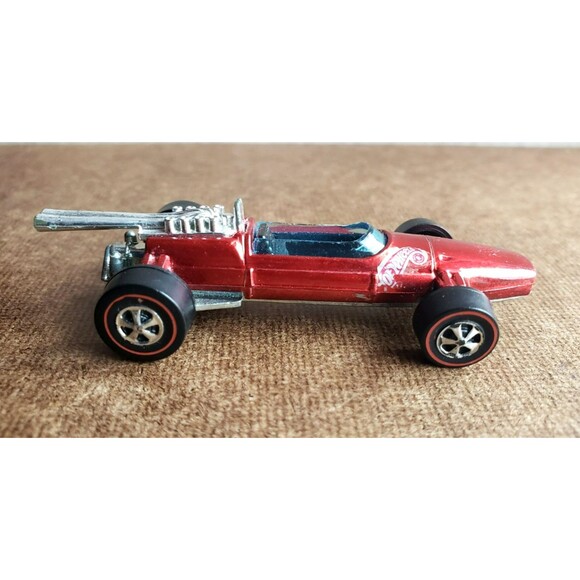 1969 Hot Wheels BRABHAM REPCO F1 Spectraflame RED GRAND PRIXREDLINE! HONG KONG
